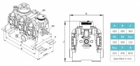 altek P380 DIAGHRAGM PUMP SIX CYLINDER